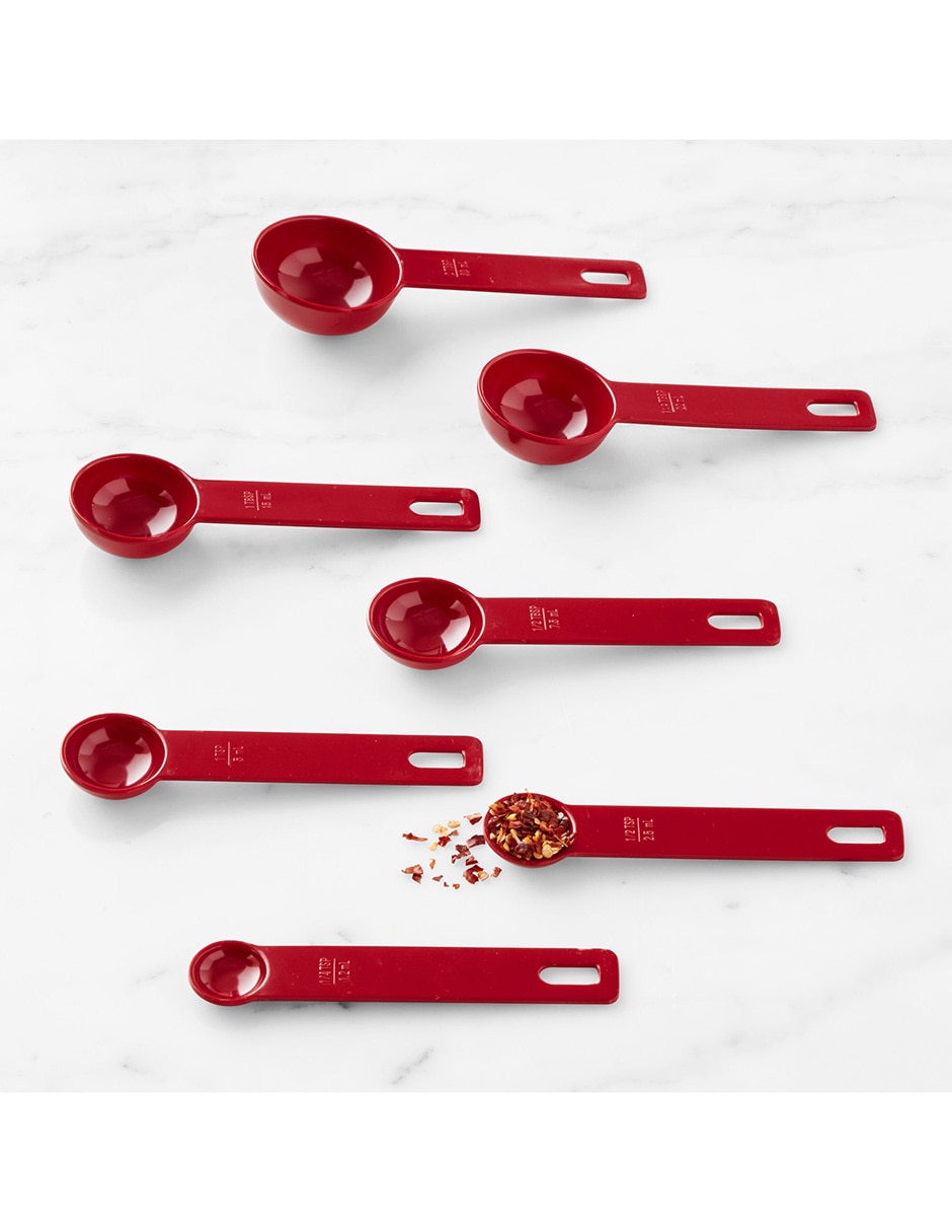 Set cucharas medidoras de melamina 7 piezas