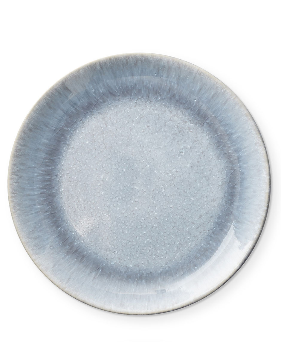 Plato trinche Reactive Glaze de gres