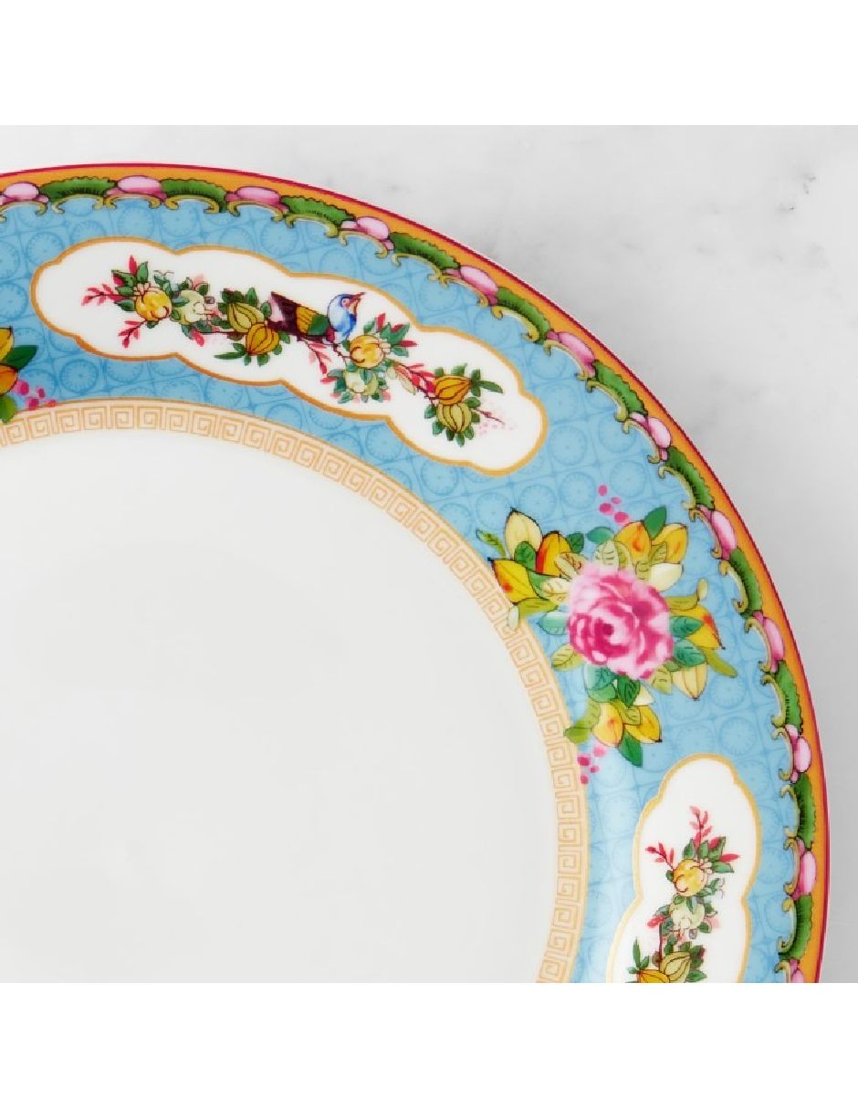 Set platos trinche Rose de porcelana 4 piezas 2
