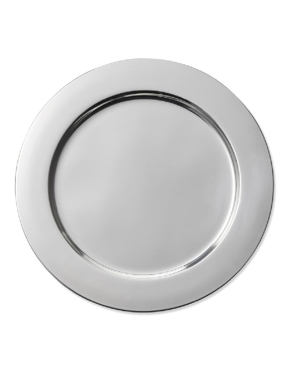 Plato base Metal Silver de acero inoxidable Plato base Metal Silver de acero inoxidable