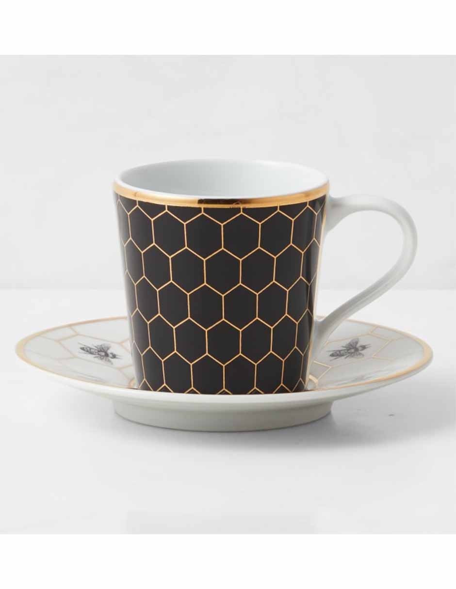 Set de tazas espresso Honeycomb 4 piezas