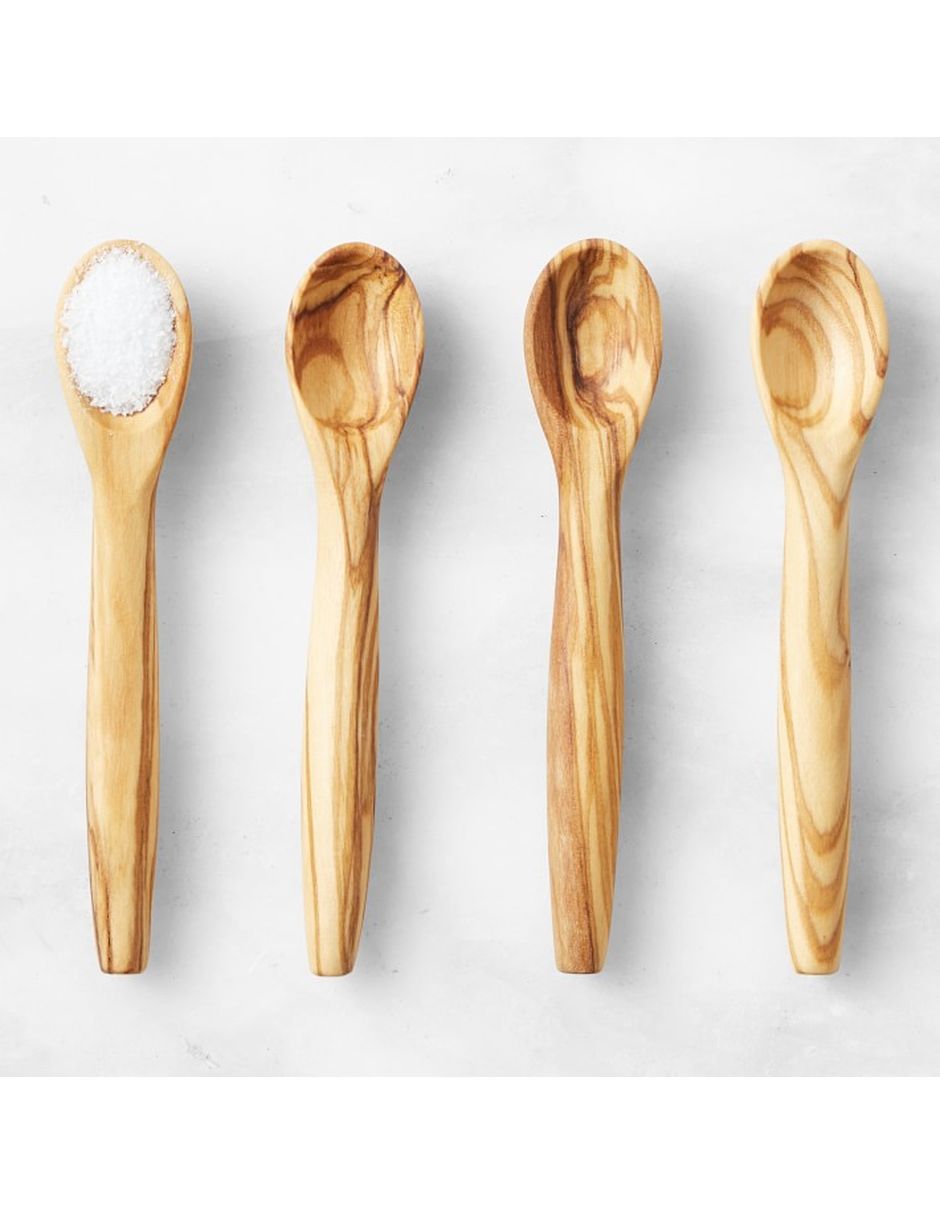 Set cuchara Olivewood de madera 4 piezas Set cuchara Olivewood de madera 4 piezas