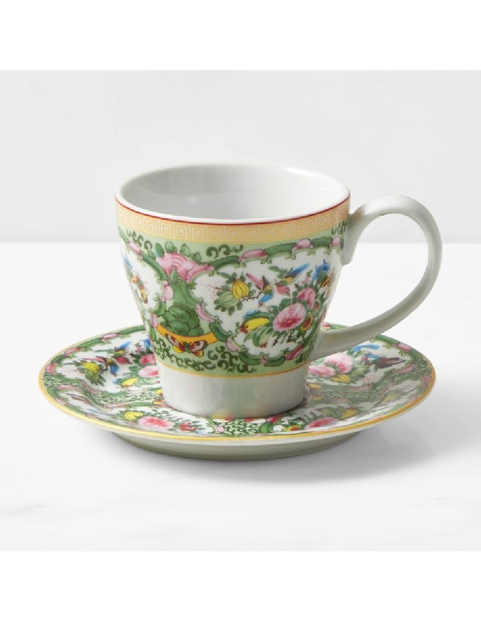 Set de tazas clásicas Famille Rose 4 piezas Set de tazas clásicas Famille Rose 4 piezas