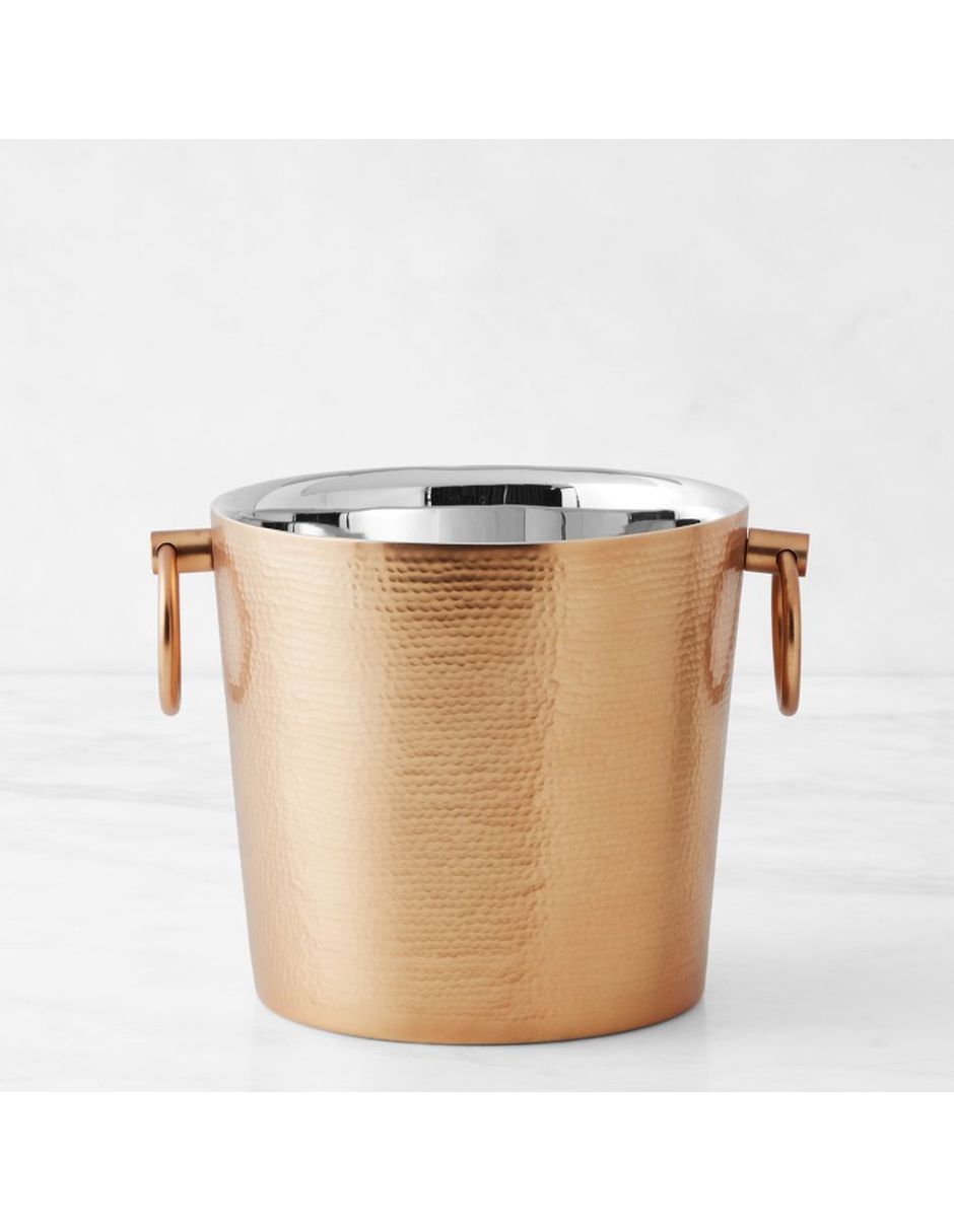 Hielera Antique Brass de acero inoxidable