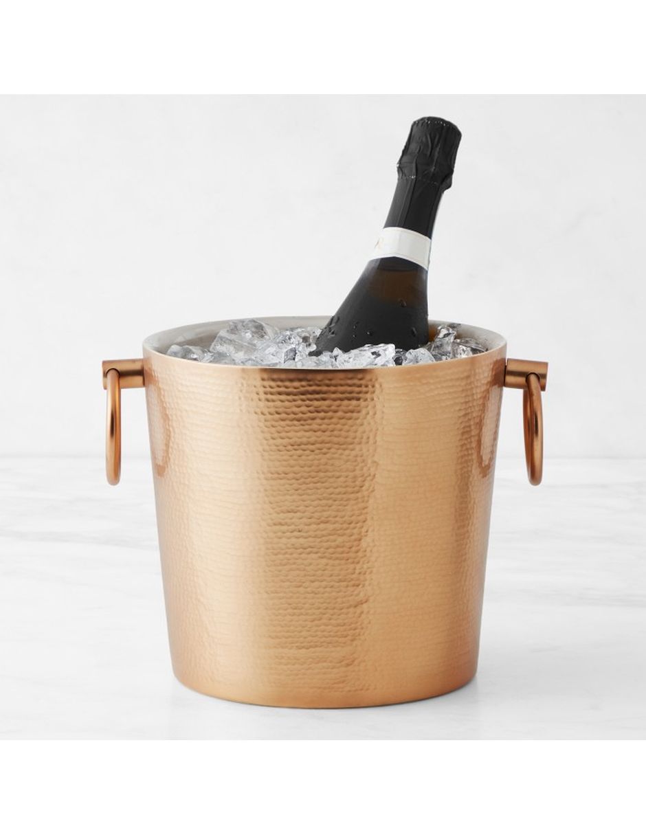 Hielera Antique Brass de acero inoxidable