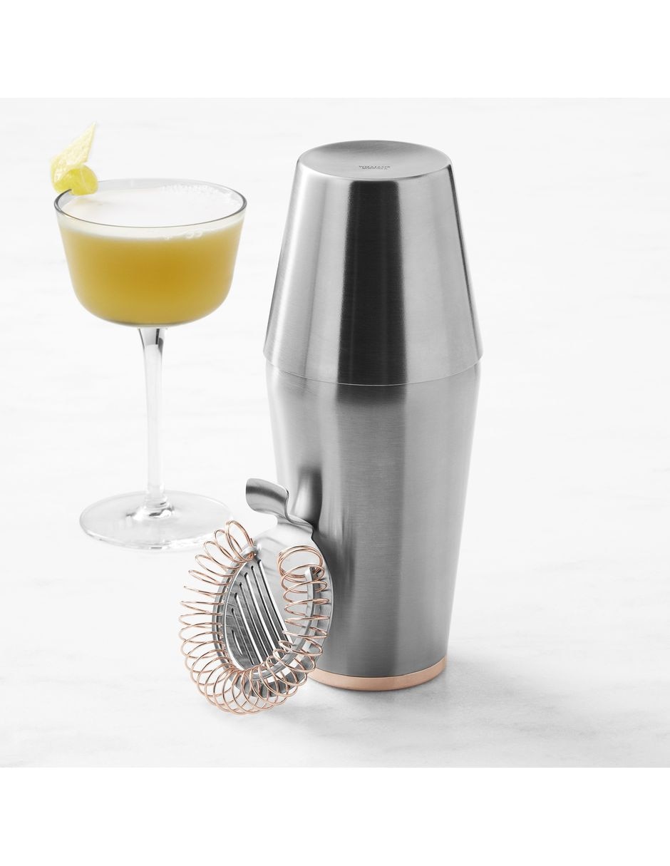 Shaker Billy Reid de acero inoxidable