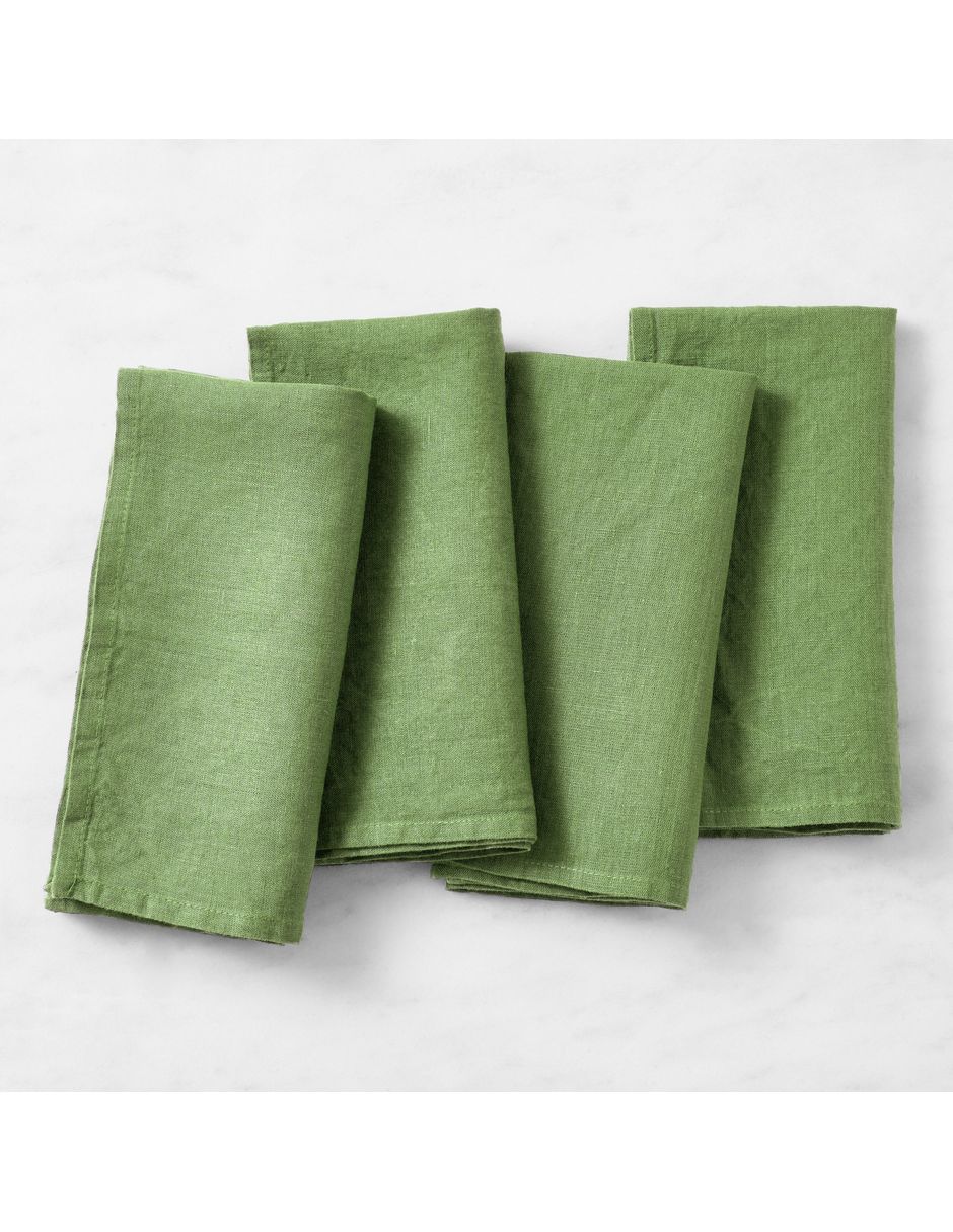 Set servilleta Italian Washed Linen de lino 4 piezas Set servilleta Italian Washed Linen de lino 4 piezas