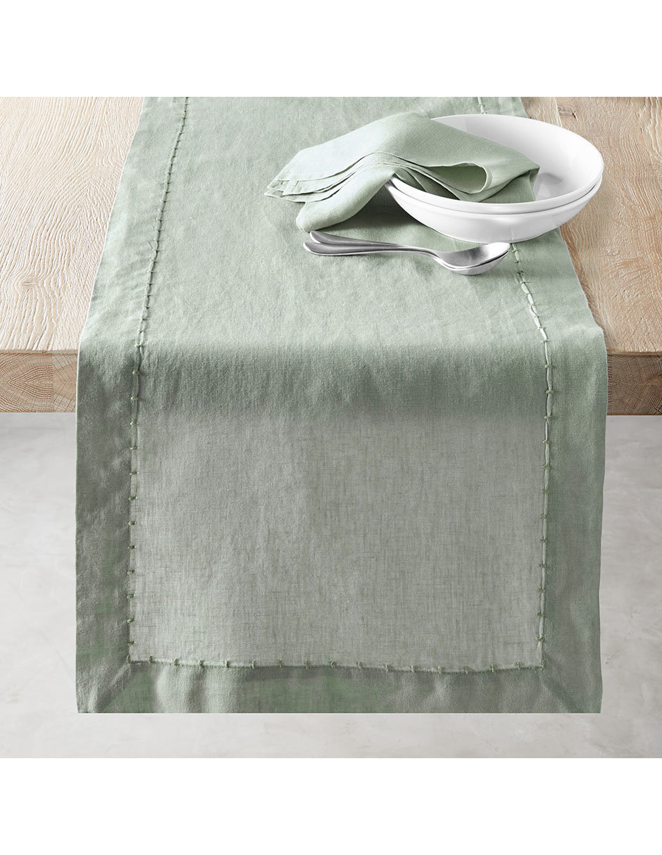 Camino de mesa de lino Italian Washed Linen