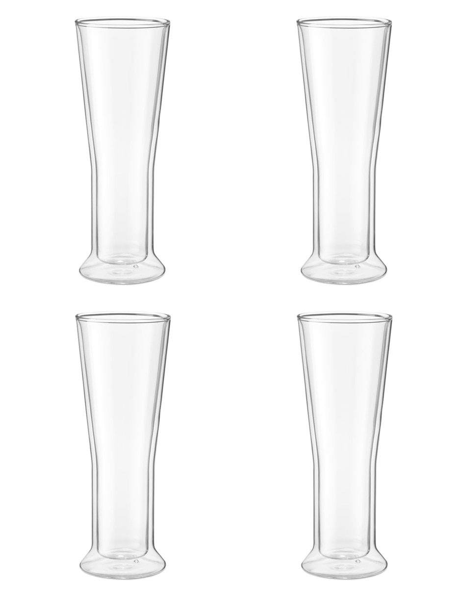 Set vasos cerveceros Double-Wall con 4 piezas Set vasos cerveceros Double-Wall con 4 piezas