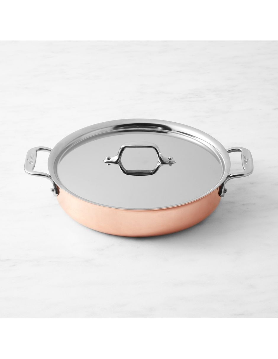 Sartén con tapa All-Clad de cobre