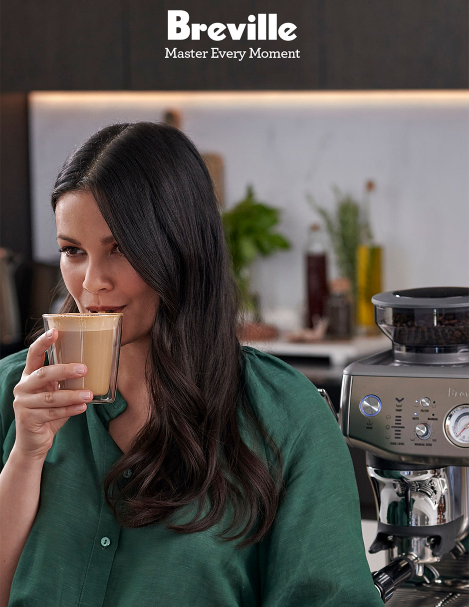 Cafetera espresso Breville the barista series bes876bss1bus1