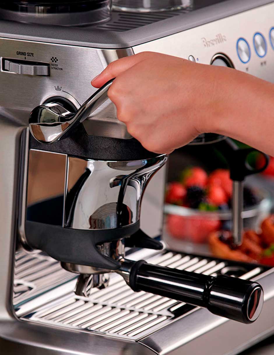 Cafetera espresso Breville the barista series bes876bss1bus1