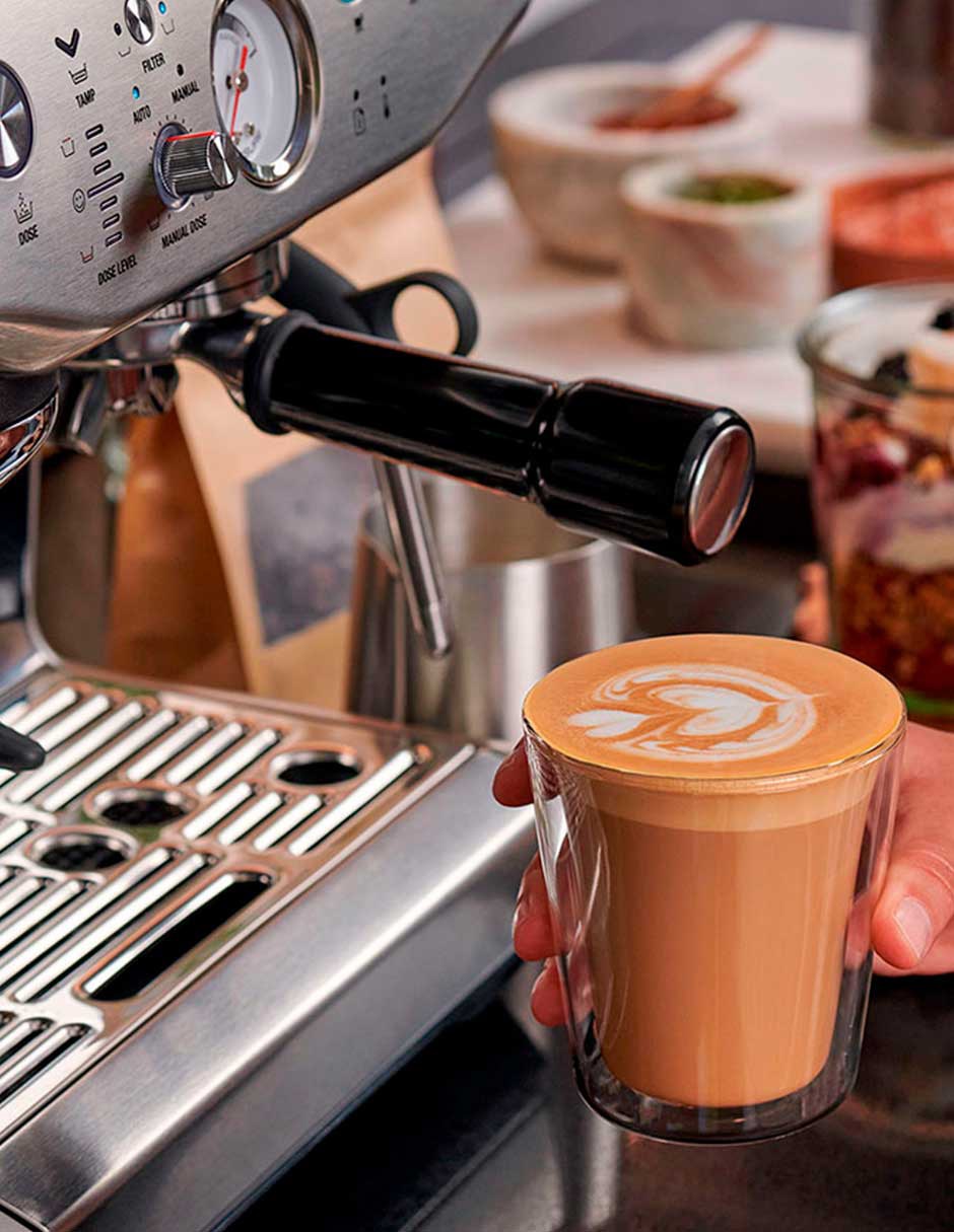 Cafetera espresso Breville the barista series bes876bss1bus1