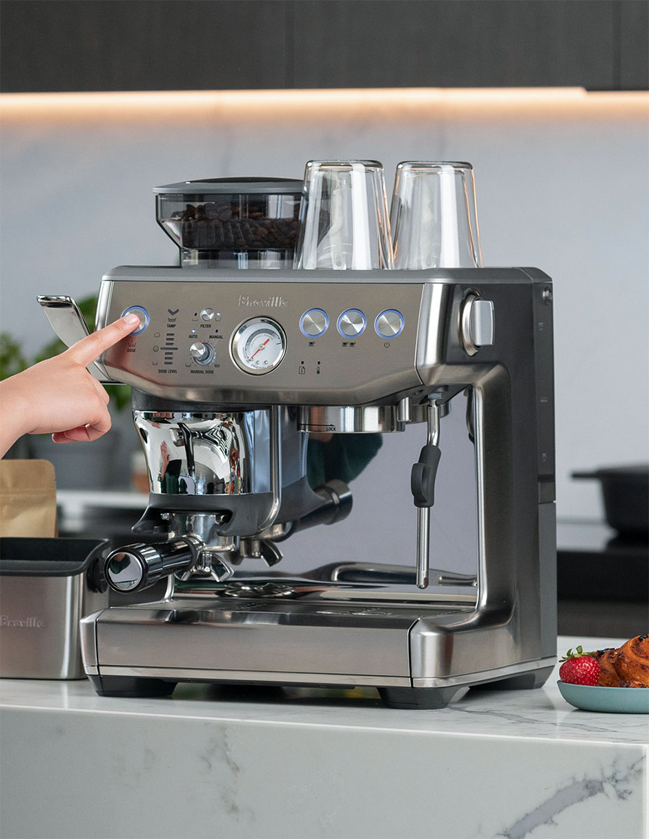 Cafetera espresso Breville the barista series bes876bss1bus1
