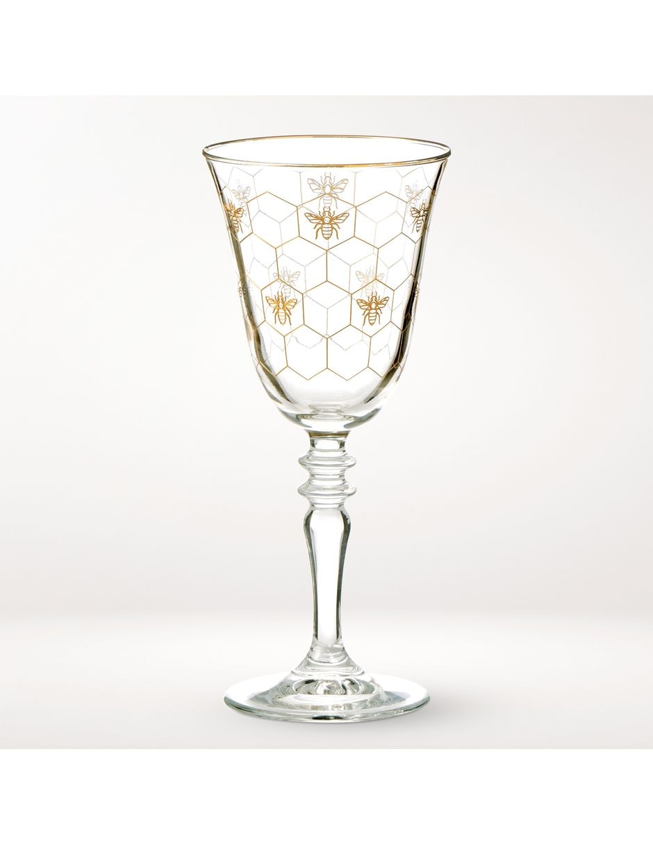 Copa para vino Honeycomb de cristal