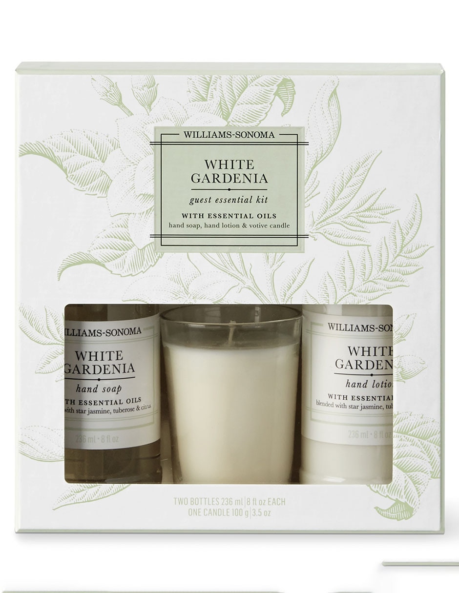 Set de baño para humectar White Gardenia 3 piezas 1