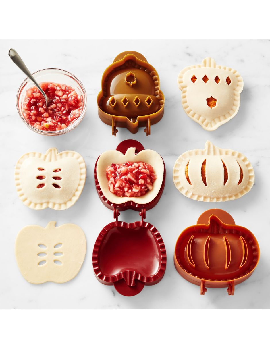 Set moldes para pay plástico calabaza
