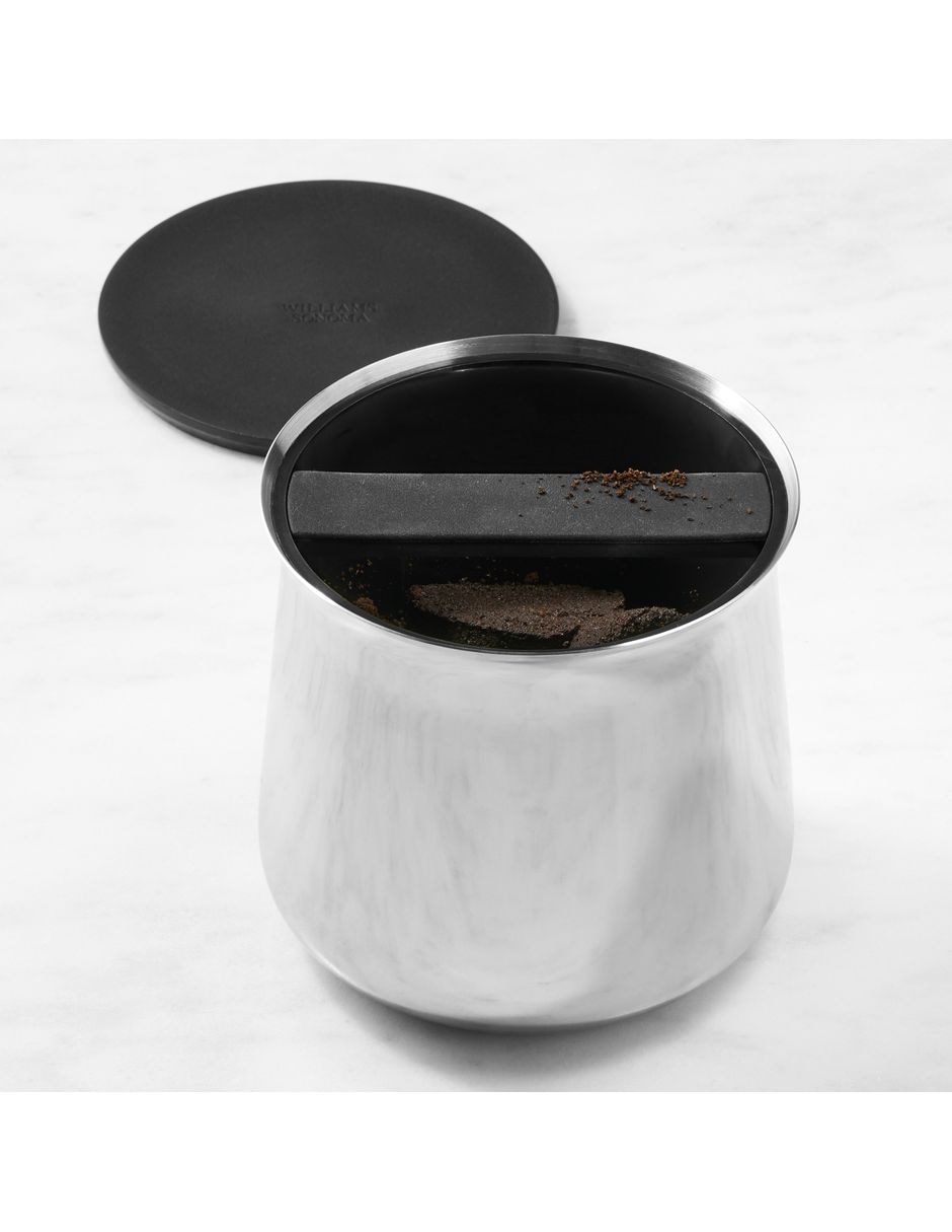 Set bar Espresso Knock Box de acero inoxidable