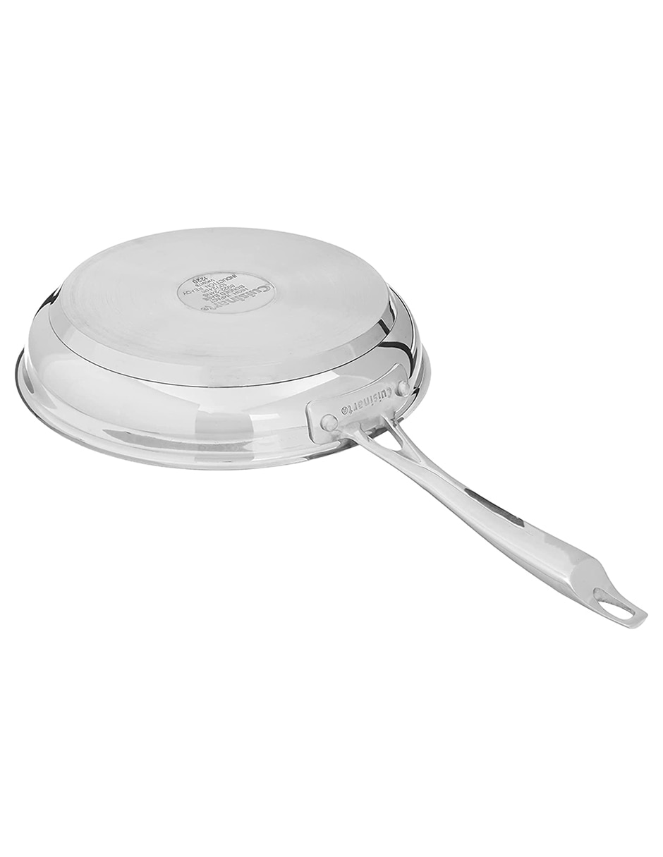 Set de sartenes con tapa de acero inoxidable 2 piezas 3