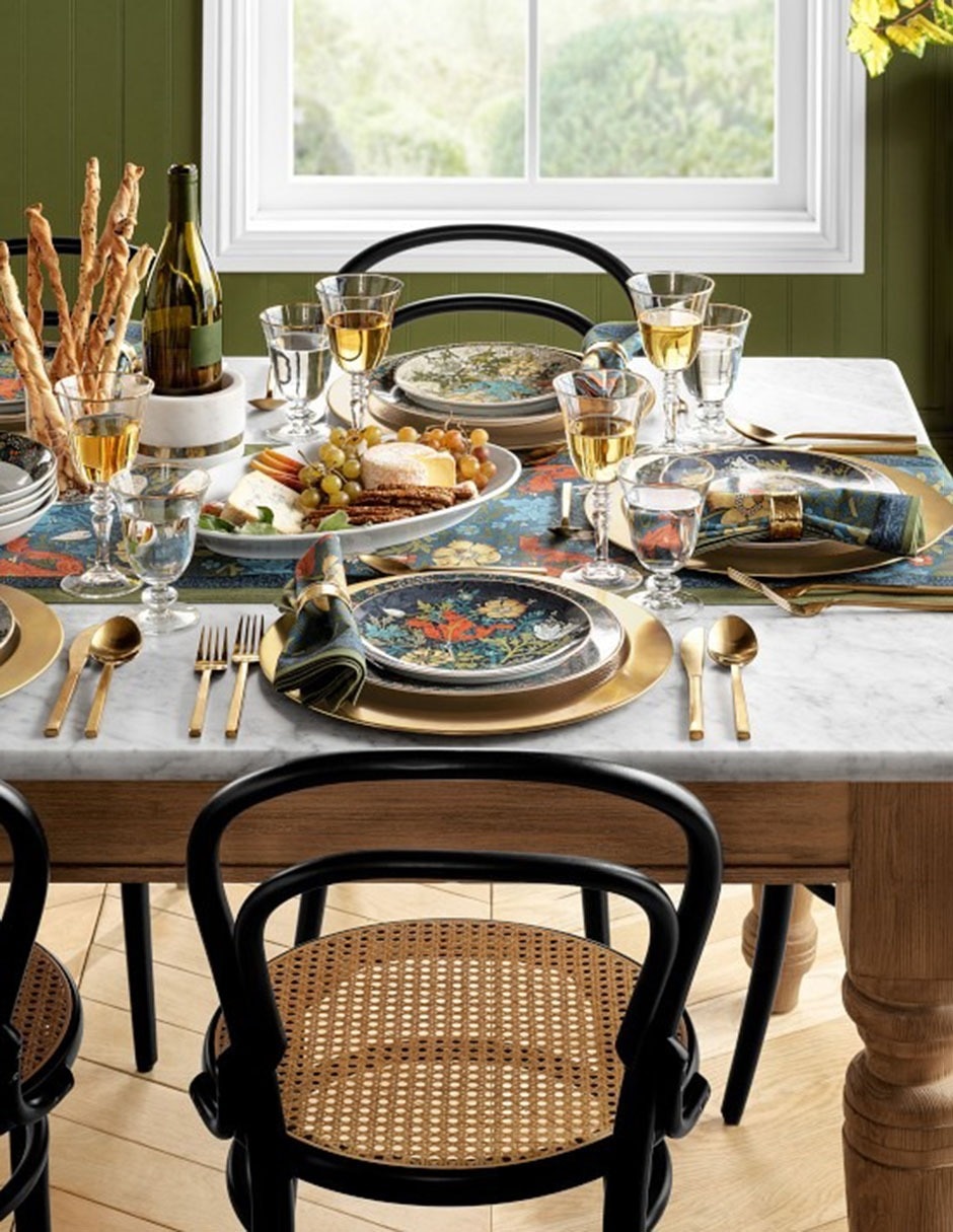 Set servilleta Morris & Co de algodón 4 piezas