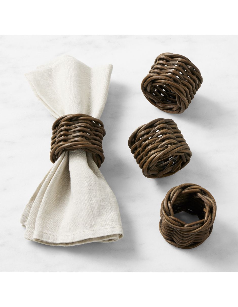 Set aro servilleta Dark Woven
