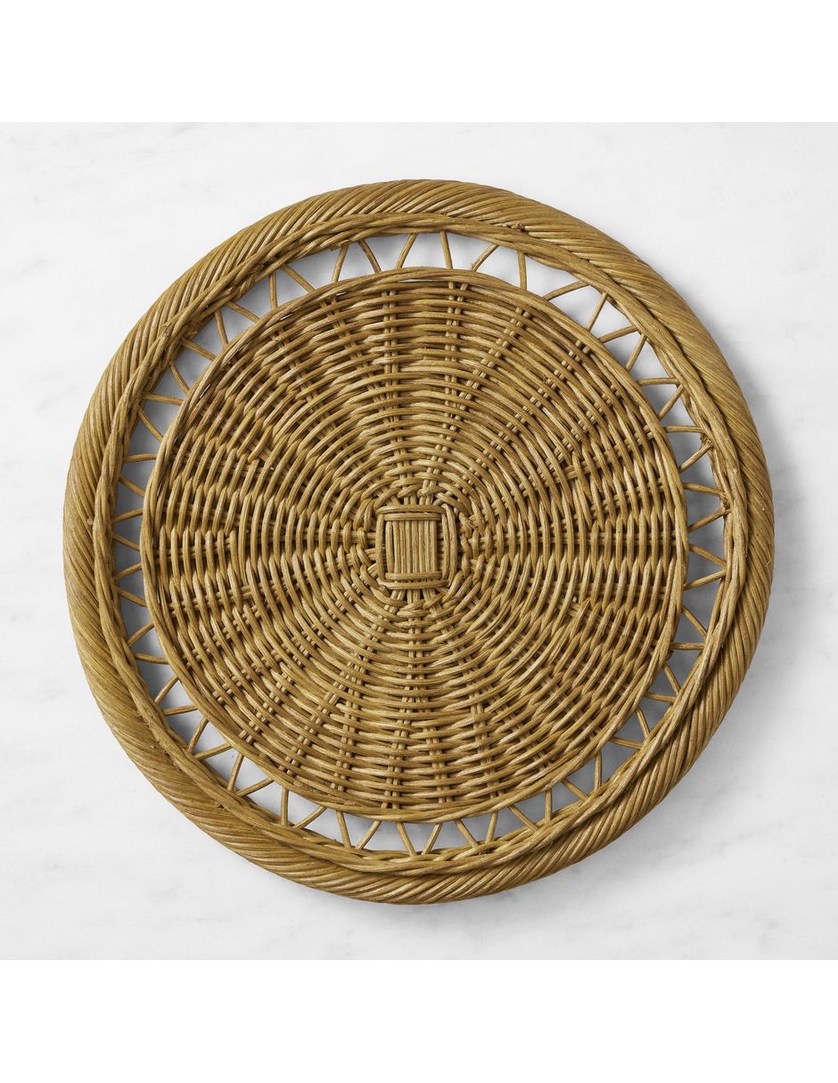 Mantel redondo Rattan