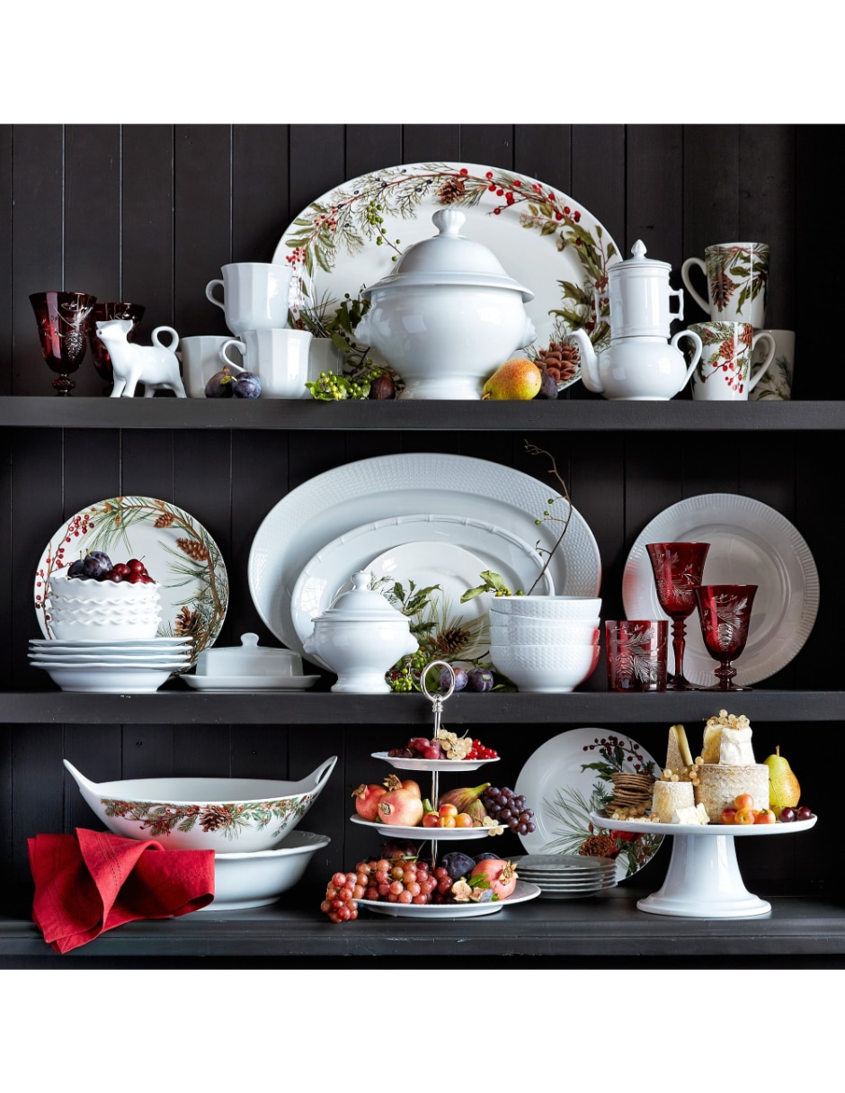 Plato ensalada Woodland Berry Cardinal de porcelana 3