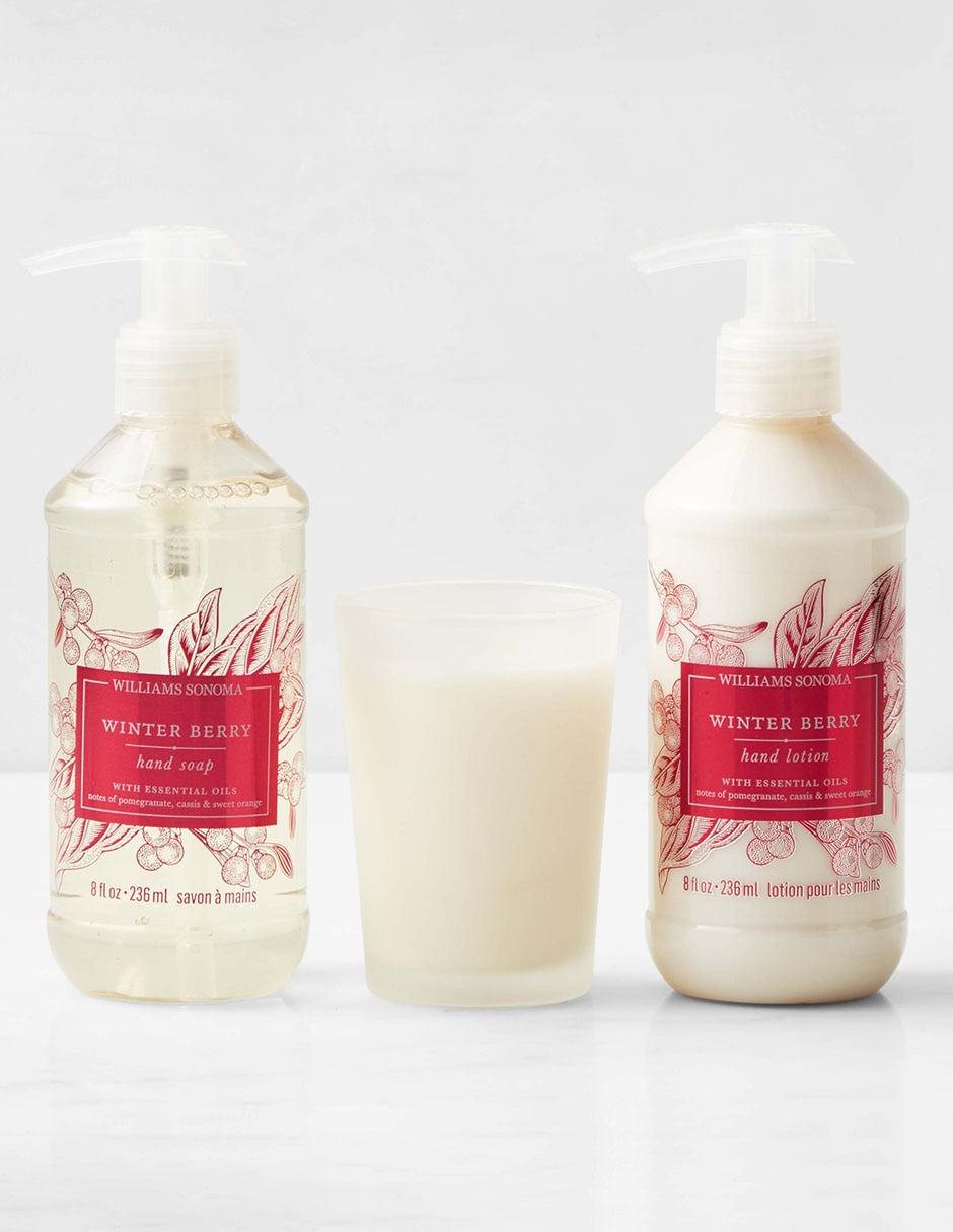 Set de baño para humectar Winter Berry 3 piezas