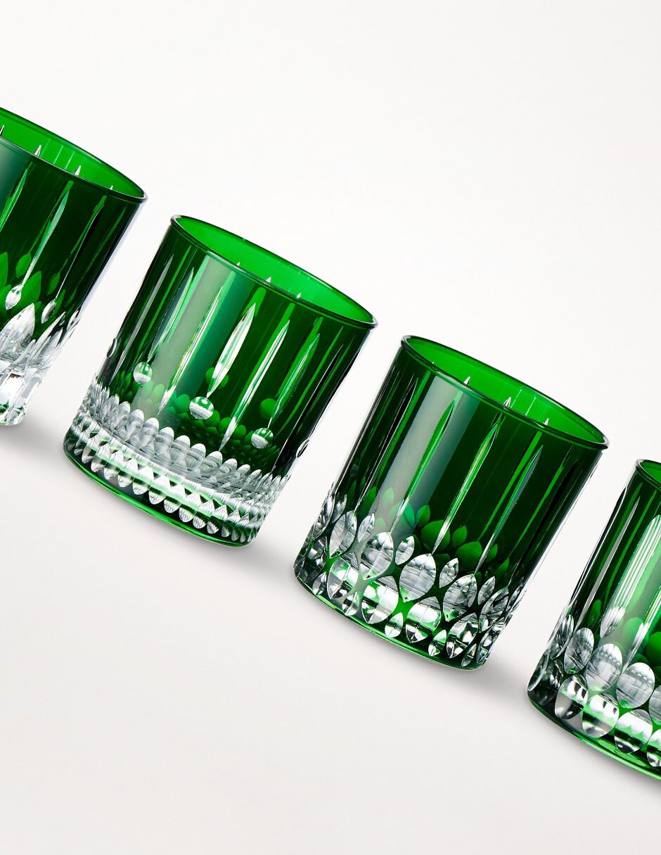 Set de vasos doble old fashion Wilshire de vidrio con 4 piezas 2