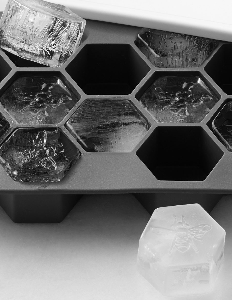 Molde para hielos silicón panal