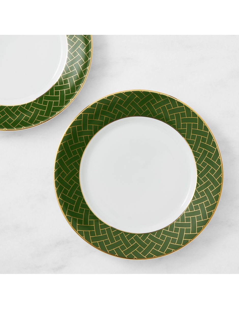 Set platos ensalada Garden Lattice de porcelana 4 piezas