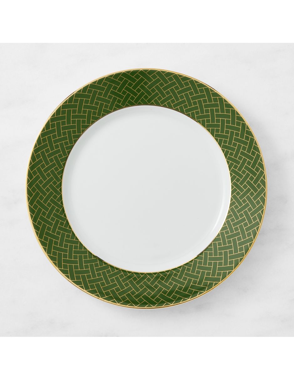 Set platos trinche Garden Lattice de porcelana 4 piezas