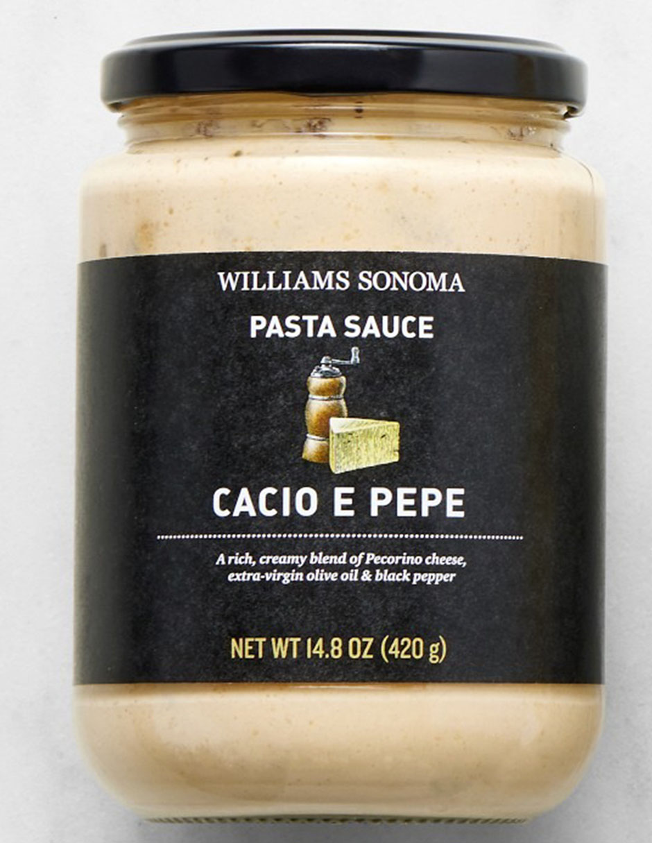 Salsa pasta sabor pimienta Cacio e Pepe