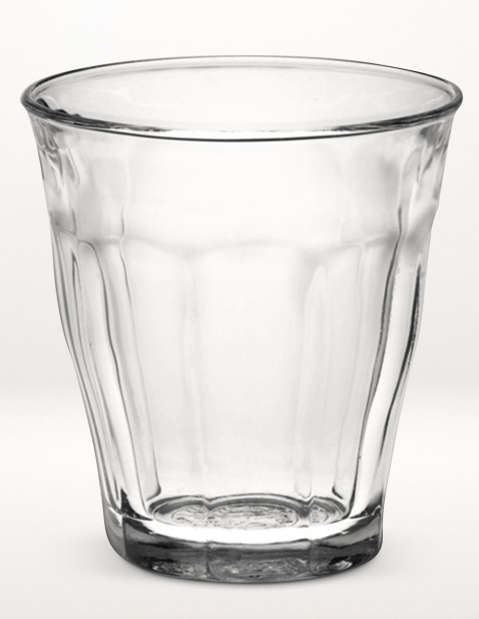 Vaso para agua Duralex de vidrio