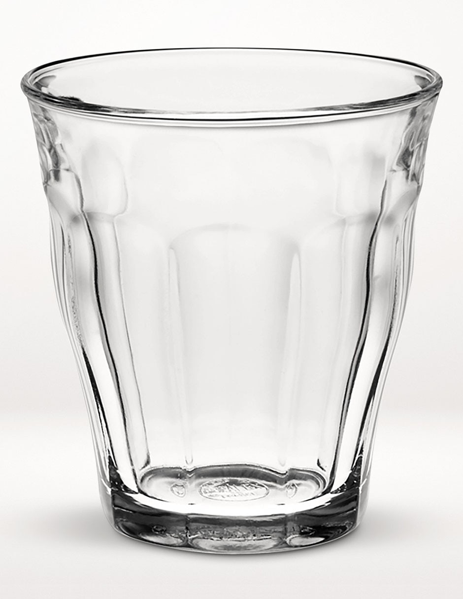 Vaso para agua Duralex de vidrio