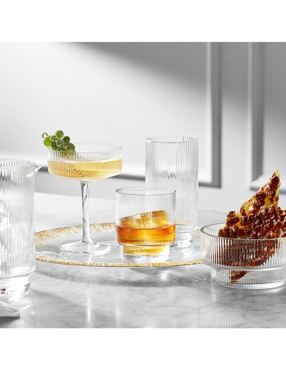 Vaso highball Modern Optic de vidrio