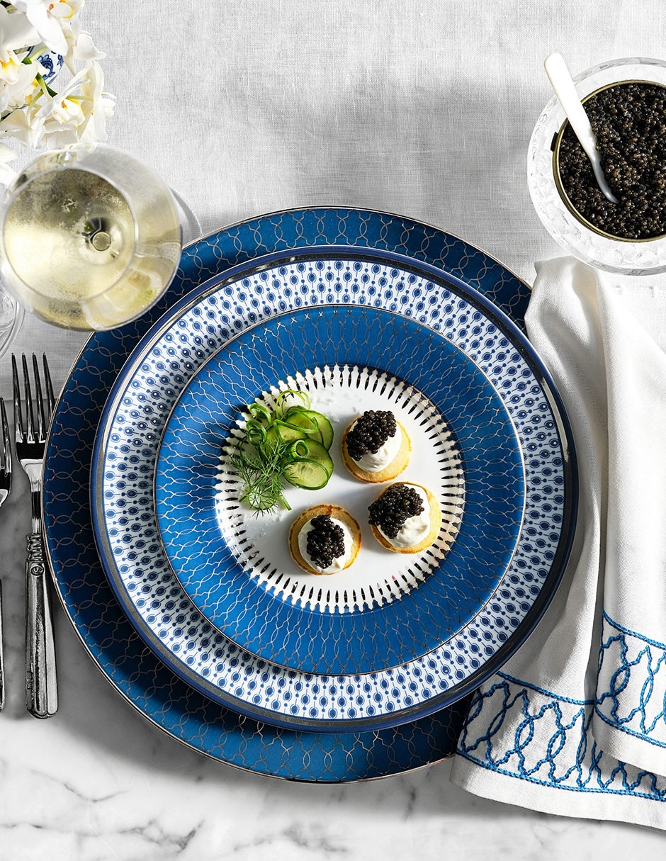 Set platos trinche Regal Dinner de porcelana 4 piezas