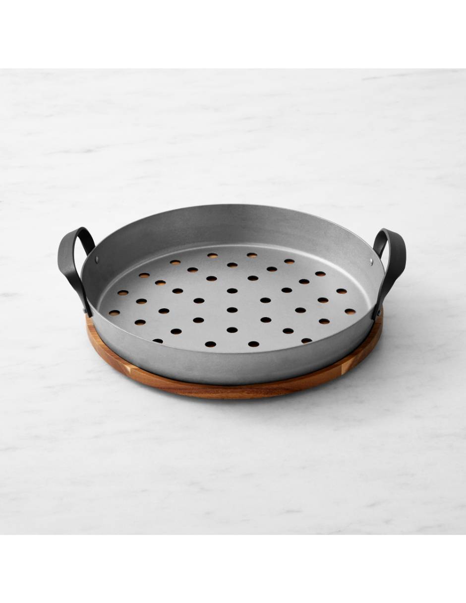 Sartén Skillet de acero inoxidable 2 piezas 1