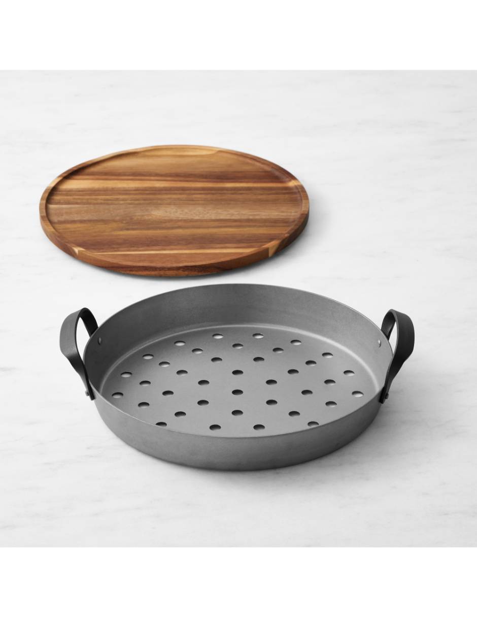 Sartén Skillet de acero inoxidable 2 piezas