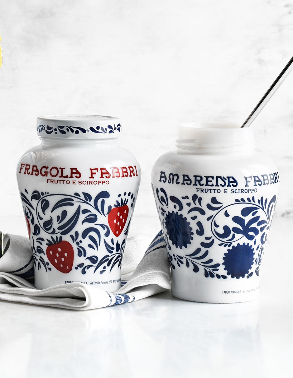 Fresas en almíbar Fabbri