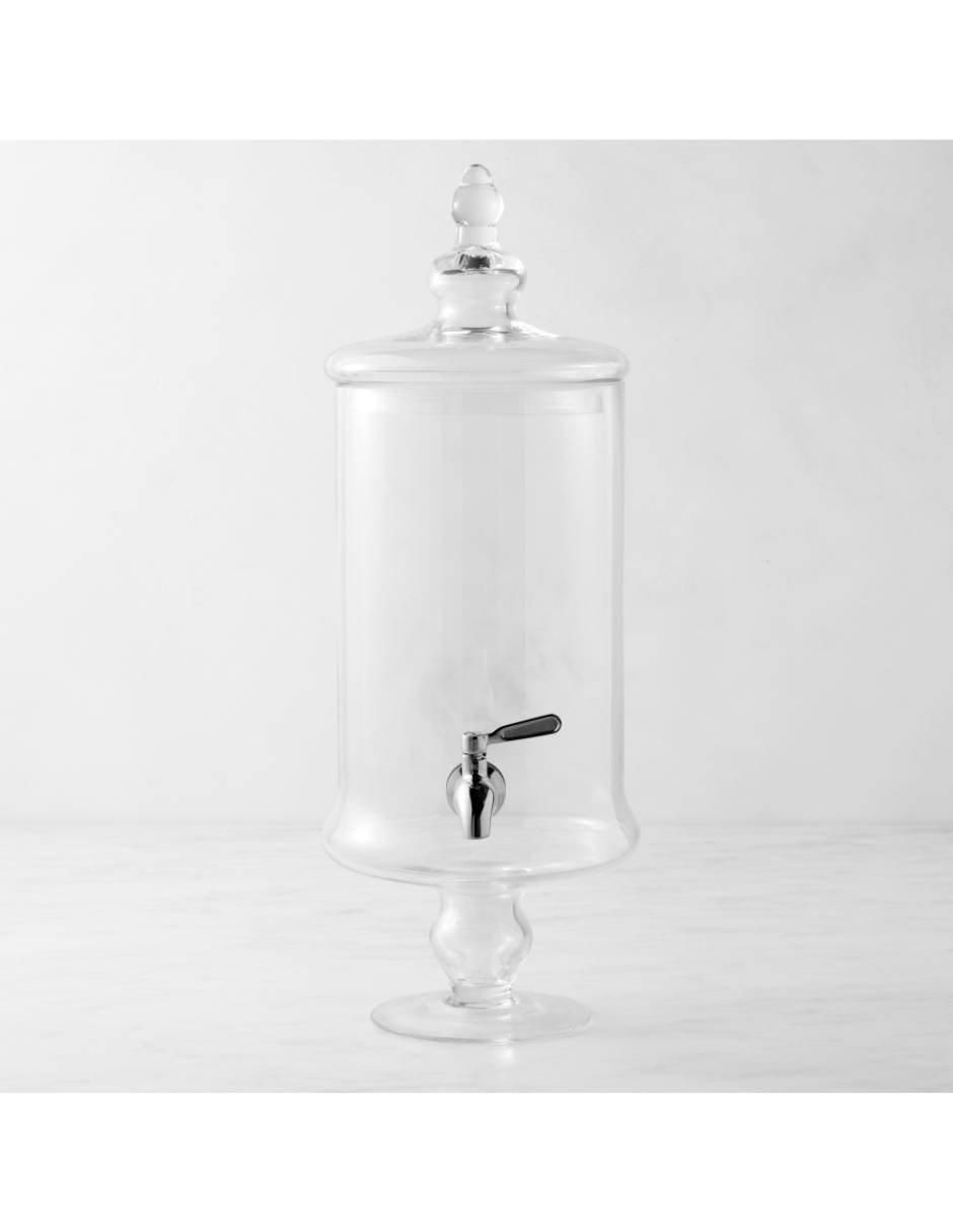 Vitrolero de vidrio Glass Footed