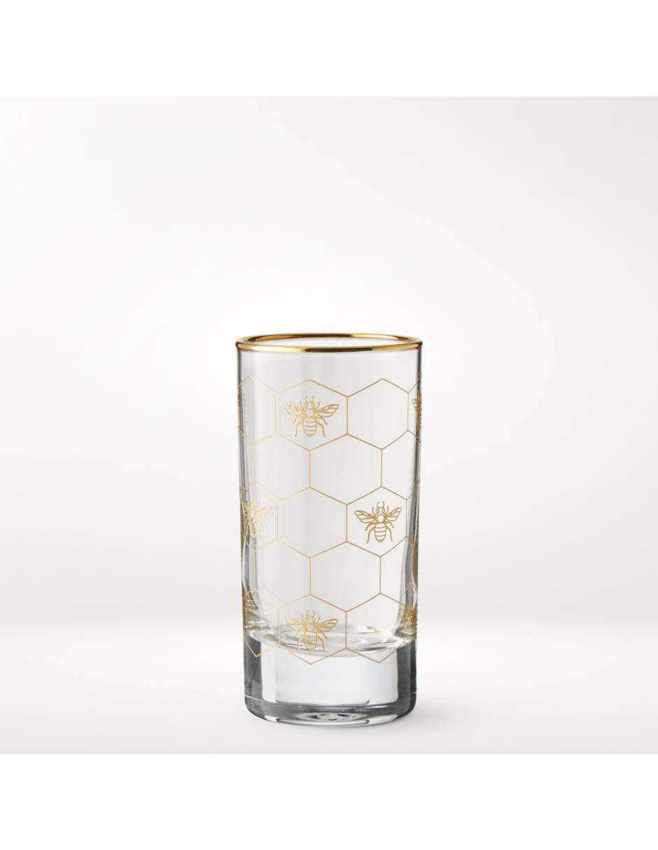 Vaso Doble Pack Honeycomb de vidrio