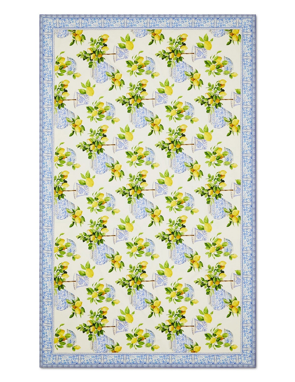 Mantel rectangular de algodón Limone 1