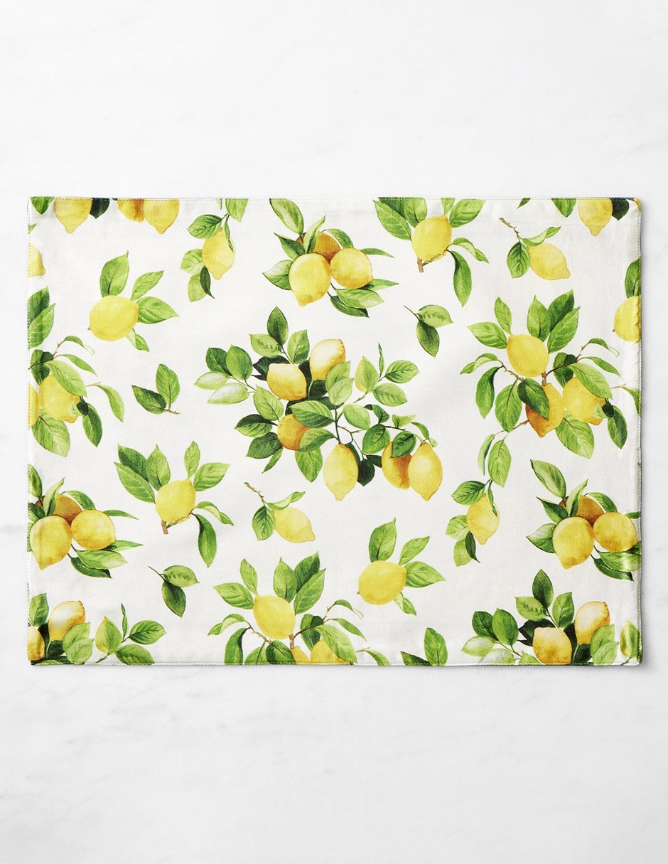 Mantel rectangular de algodón Limone 2