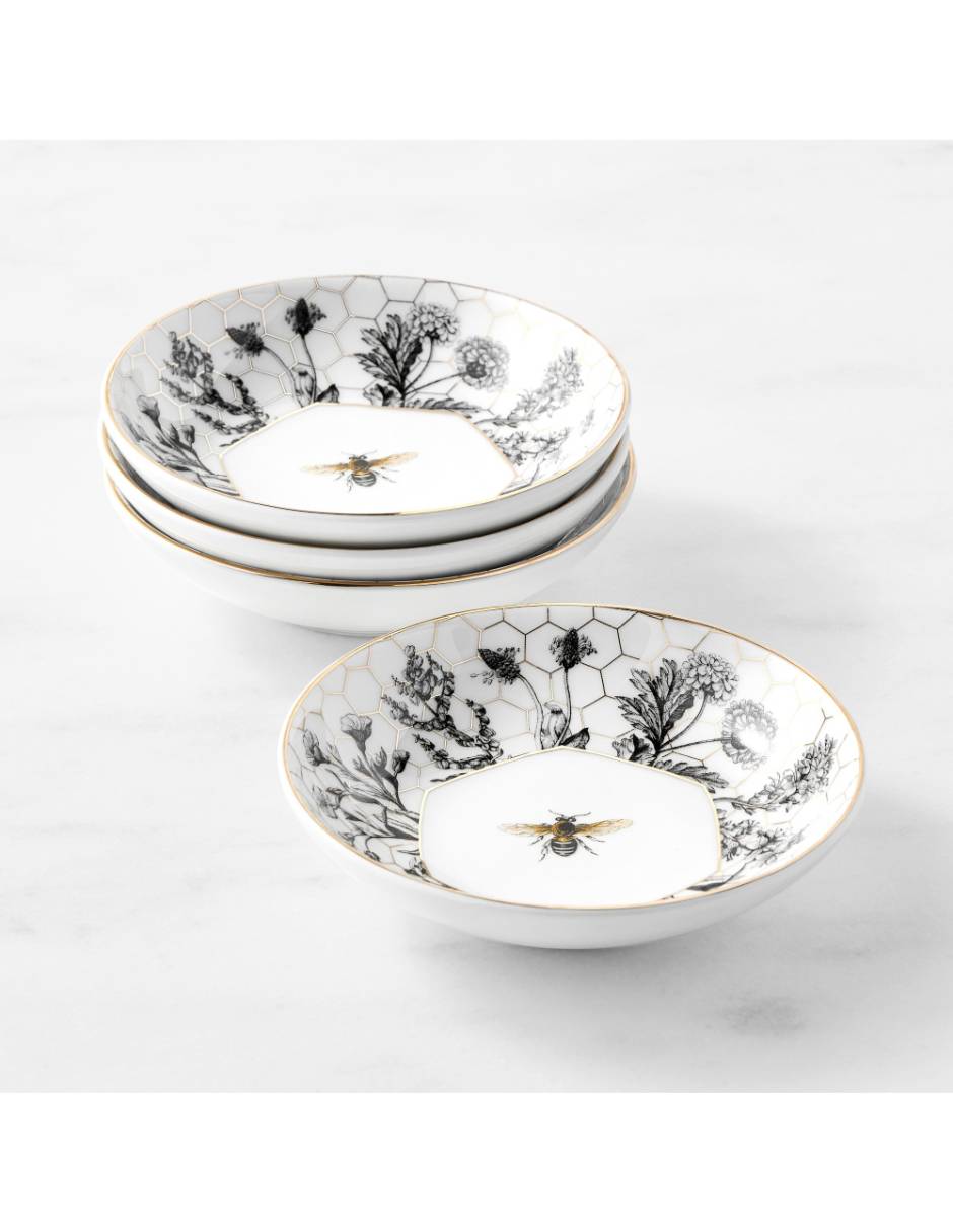 Bowl para dip Honeycomb de porcelana