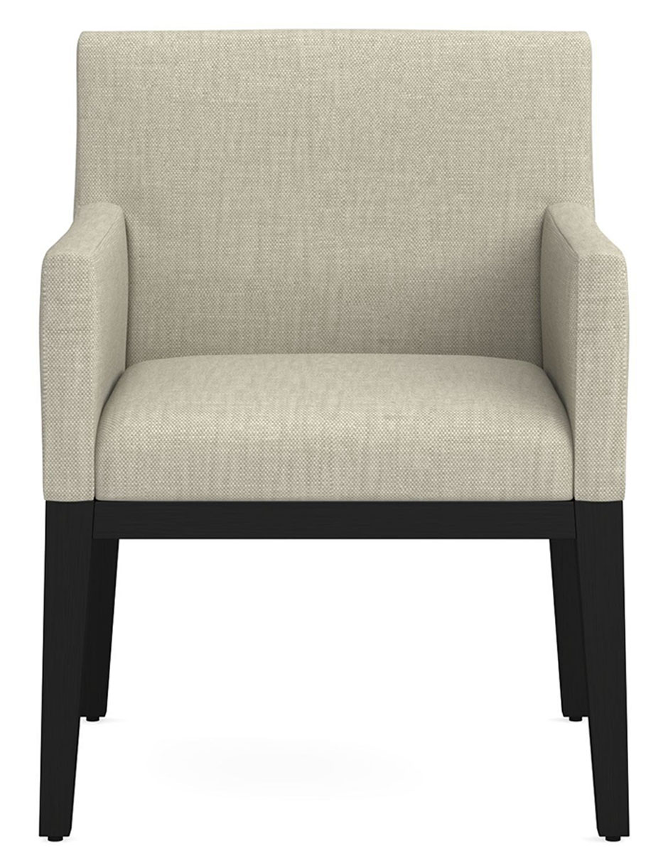 Silla con brazos Wilson Upholstered de madera