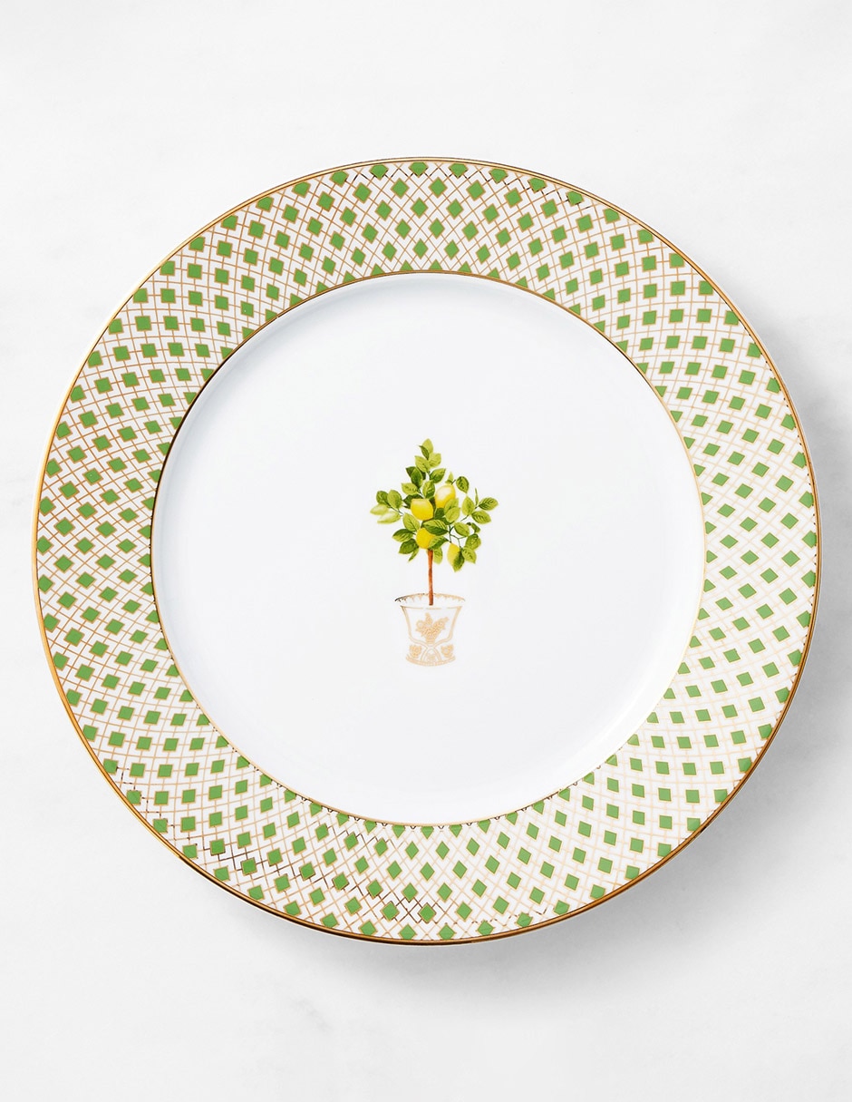 Set platos trinche Limone de porcelana 4 piezas Set platos trinche Limone de porcelana 4 piezas