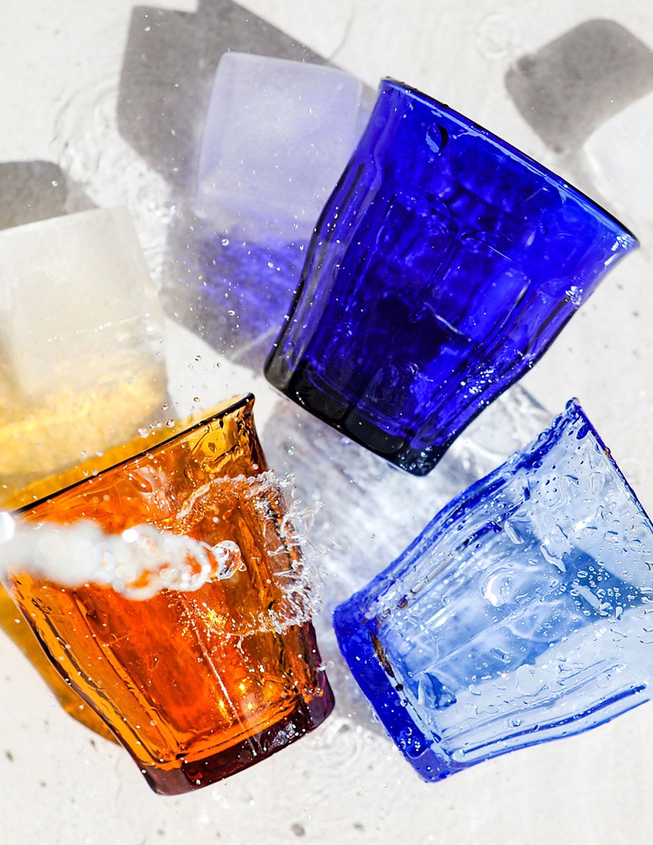 Vaso para agua Picardie de vidrio