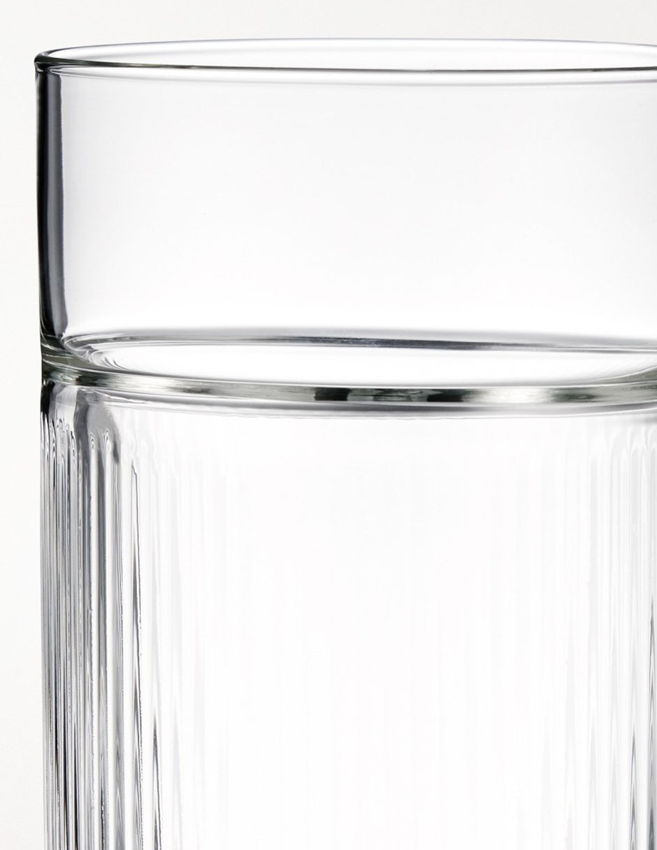 Set de vasos para agua Bistro de vidrio con 4 piezas 5