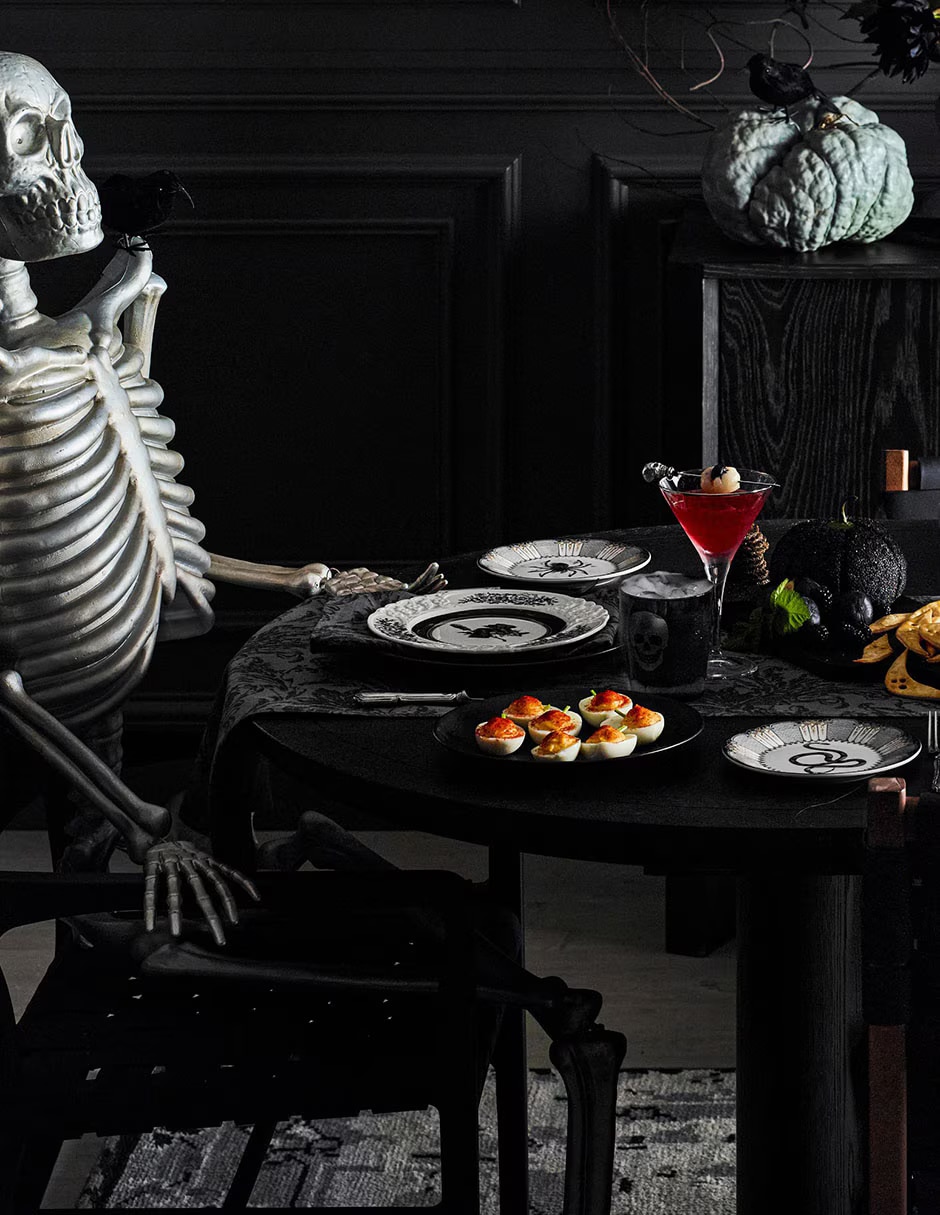 Set platos Spooky Soirée de gres 4 piezas 2